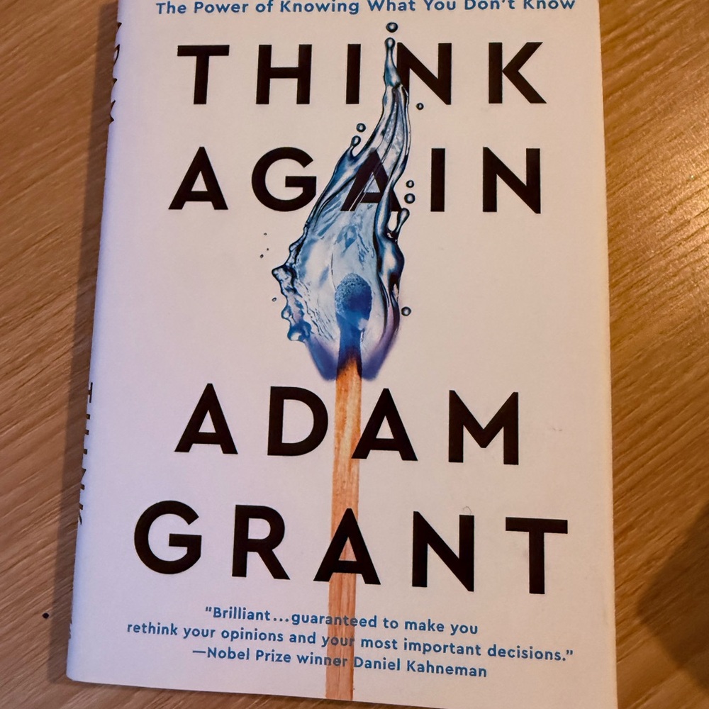 Think Again by Adam Grant Book
